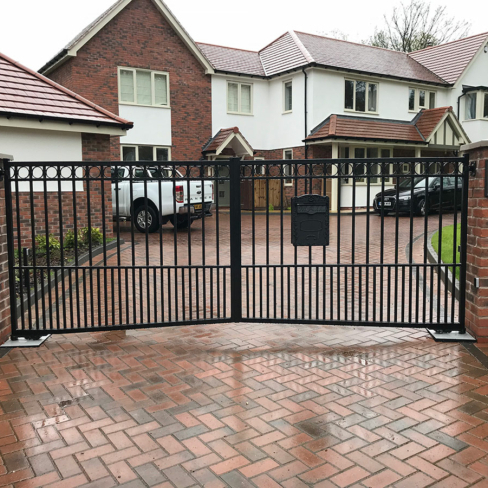 contemporary types of driveway gates